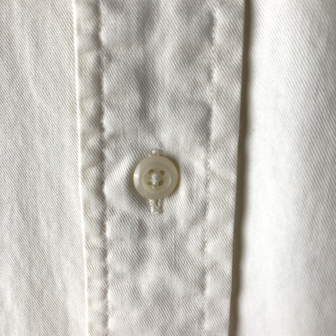 Ralph Lauren BLAIRE long sleeve button down shirt, men's XL size cotton Beige type Vintage Second Hand