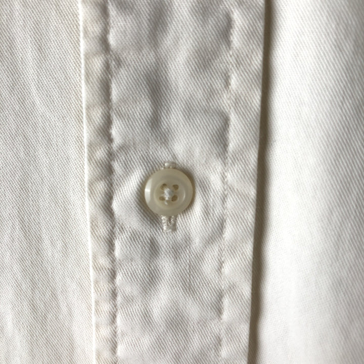 Ralph Lauren BLAIRE long sleeve button down shirt, men's XL size cotton Beige type Vintage Second Hand