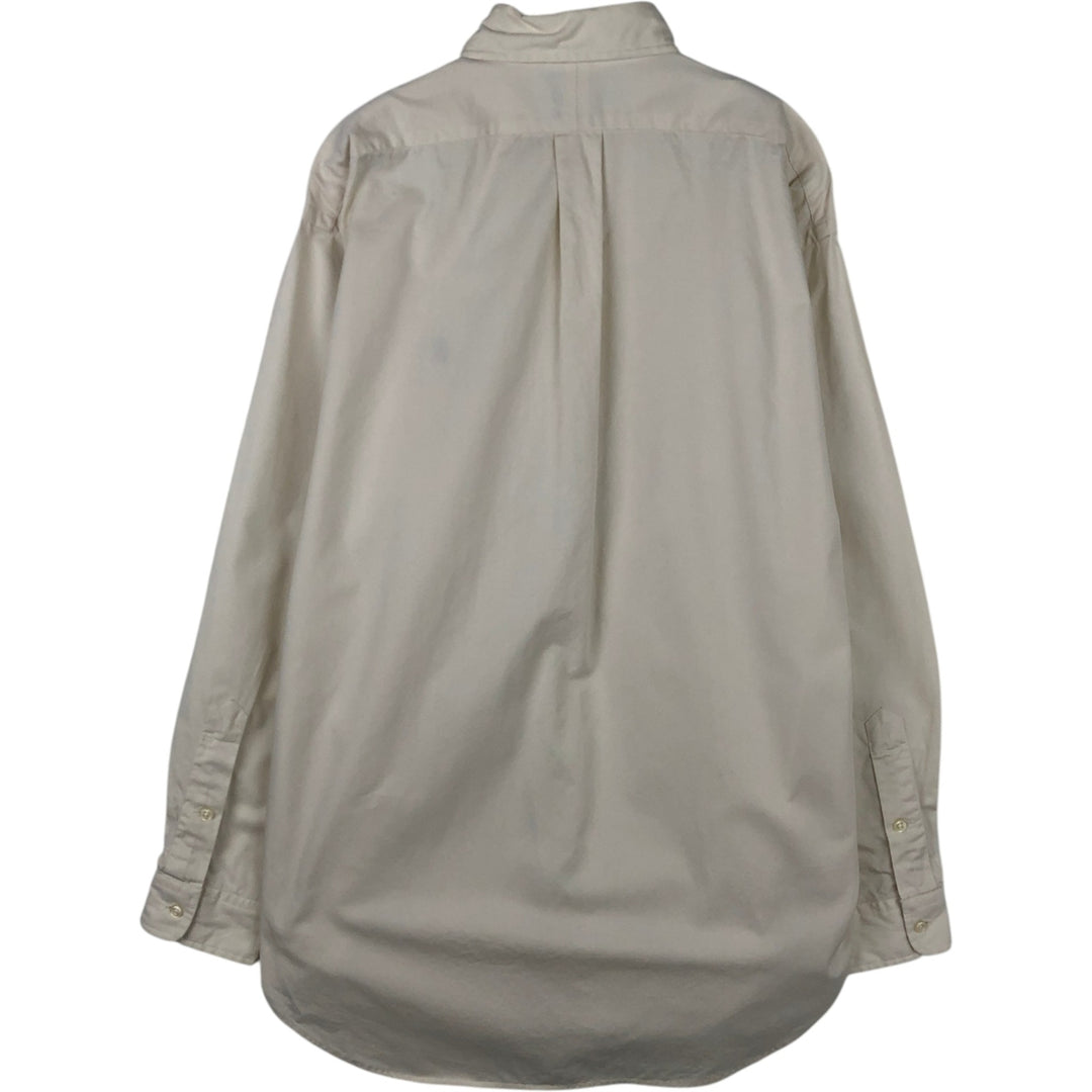 Ralph Lauren BLAKE long sleeve button down shirt, men's size M cotton Beige type Vintage Second Hand