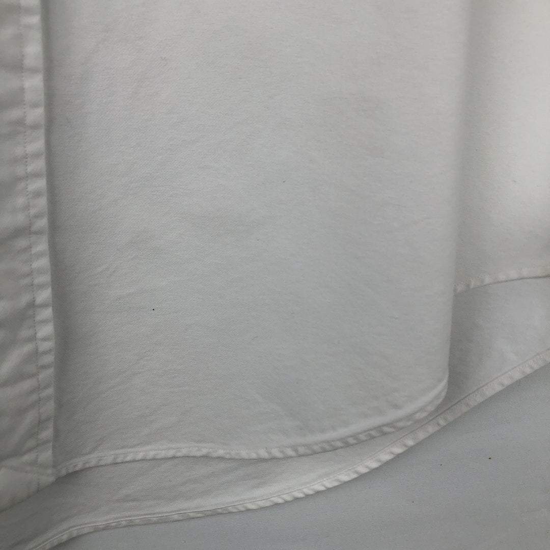 Ralph Lauren YARMOUTH long sleeve button down shirt, men's size M cotton white type Vintage Second Hand