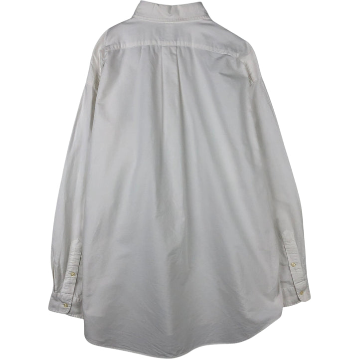 Ralph Lauren BLAKE long sleeve button down shirt, men's XL size cotton white type Vintage Second Hand