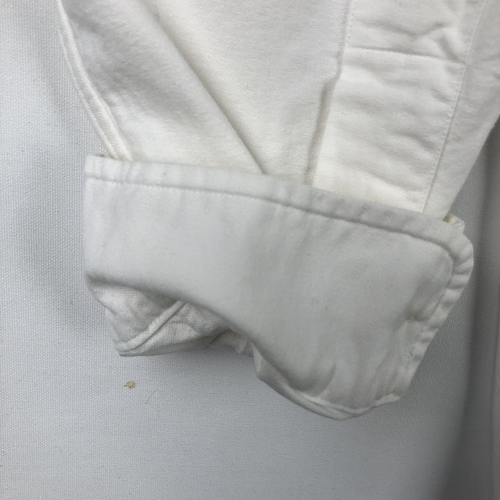 Ralph Lauren BLAKE long sleeve button down shirt, men's XL size cotton white type Vintage Second Hand