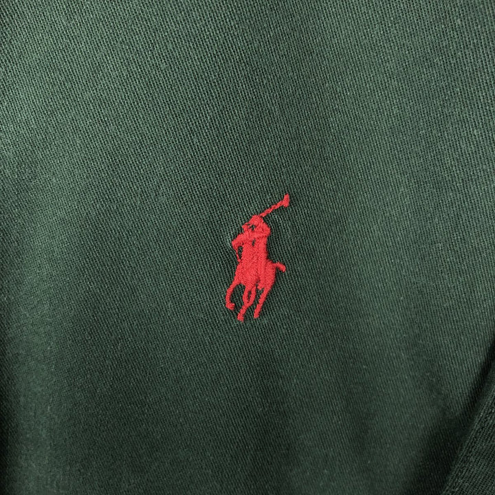 Ralph Lauren BLAIRE long sleeve button down shirt, men's size L cotton green type Vintage Second Hand