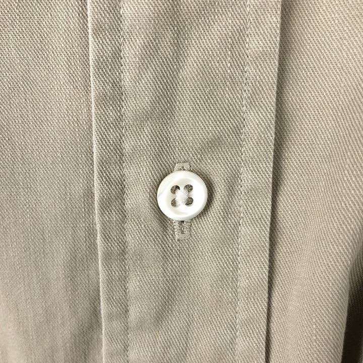 Ralph Lauren BLAKE long sleeve button down shirt, men's size L cotton Beige type Vintage Second Hand