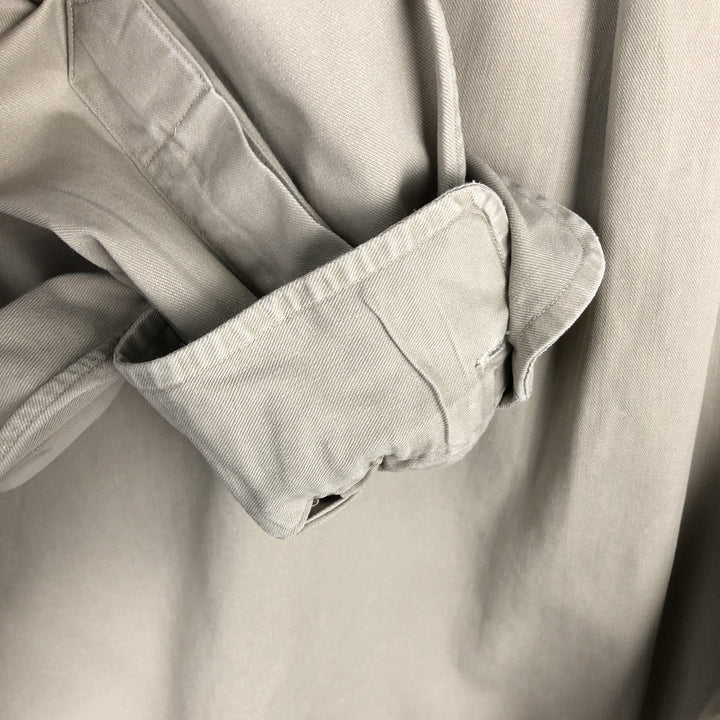 Ralph Lauren BLAKE long sleeve button down shirt, men's size L cotton Beige type Vintage Second Hand