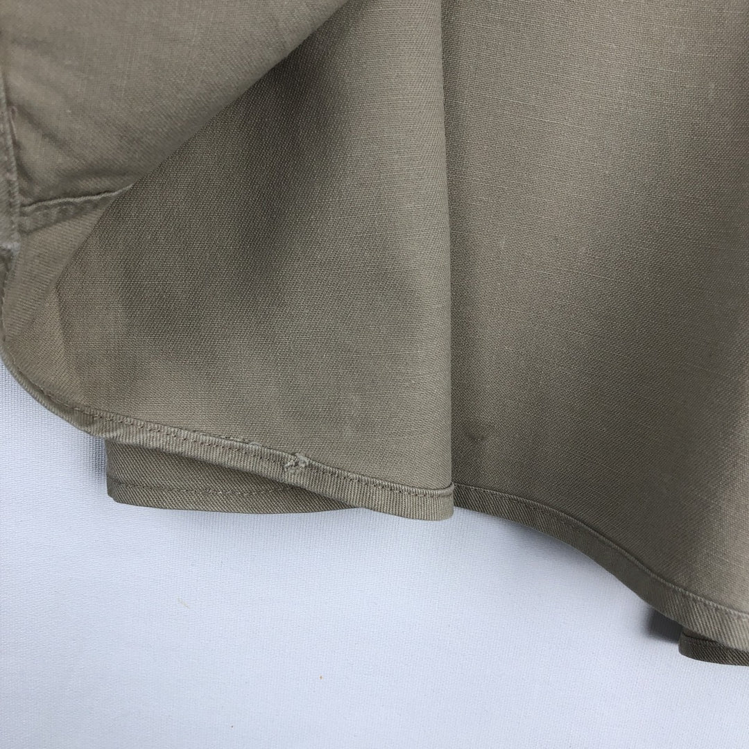Ralph Lauren BLAKE long sleeve button down shirt, men's size L cotton Beige type Vintage Second Hand