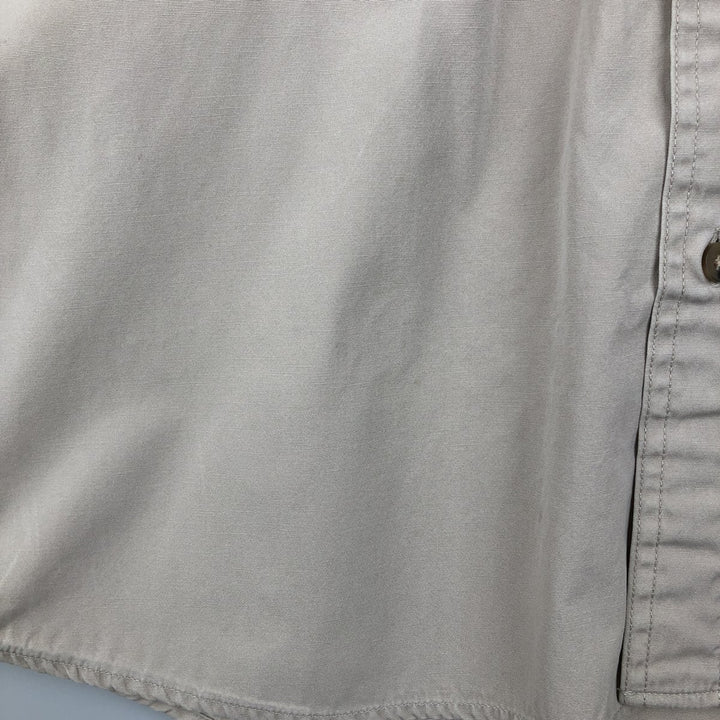 Carhartt short sleeve work shirt, size L for men cotton Beige type Vintage Second Hand