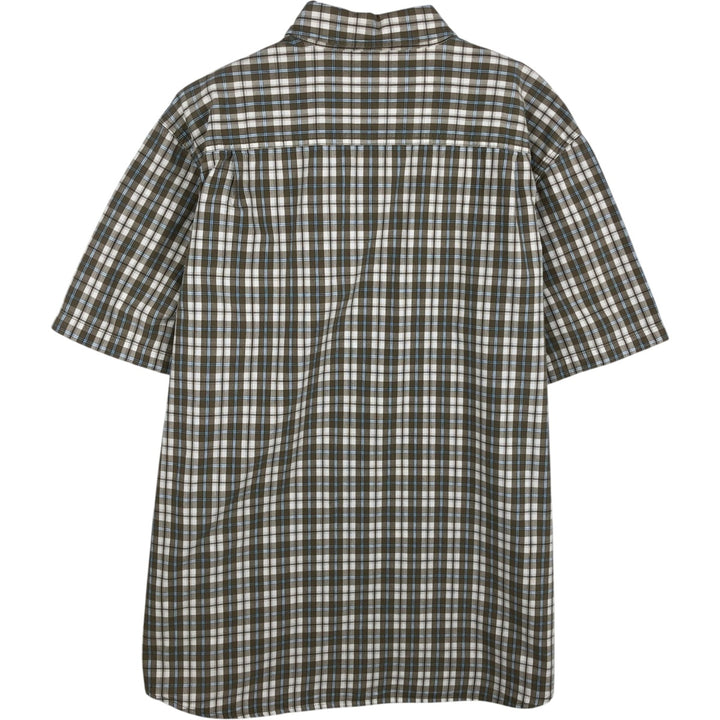 Carhartt Relaxed Fit Short-Sleeve Work Shirt, Men's Size XL (approx.) cotton Khaki type Vintage Second Hand