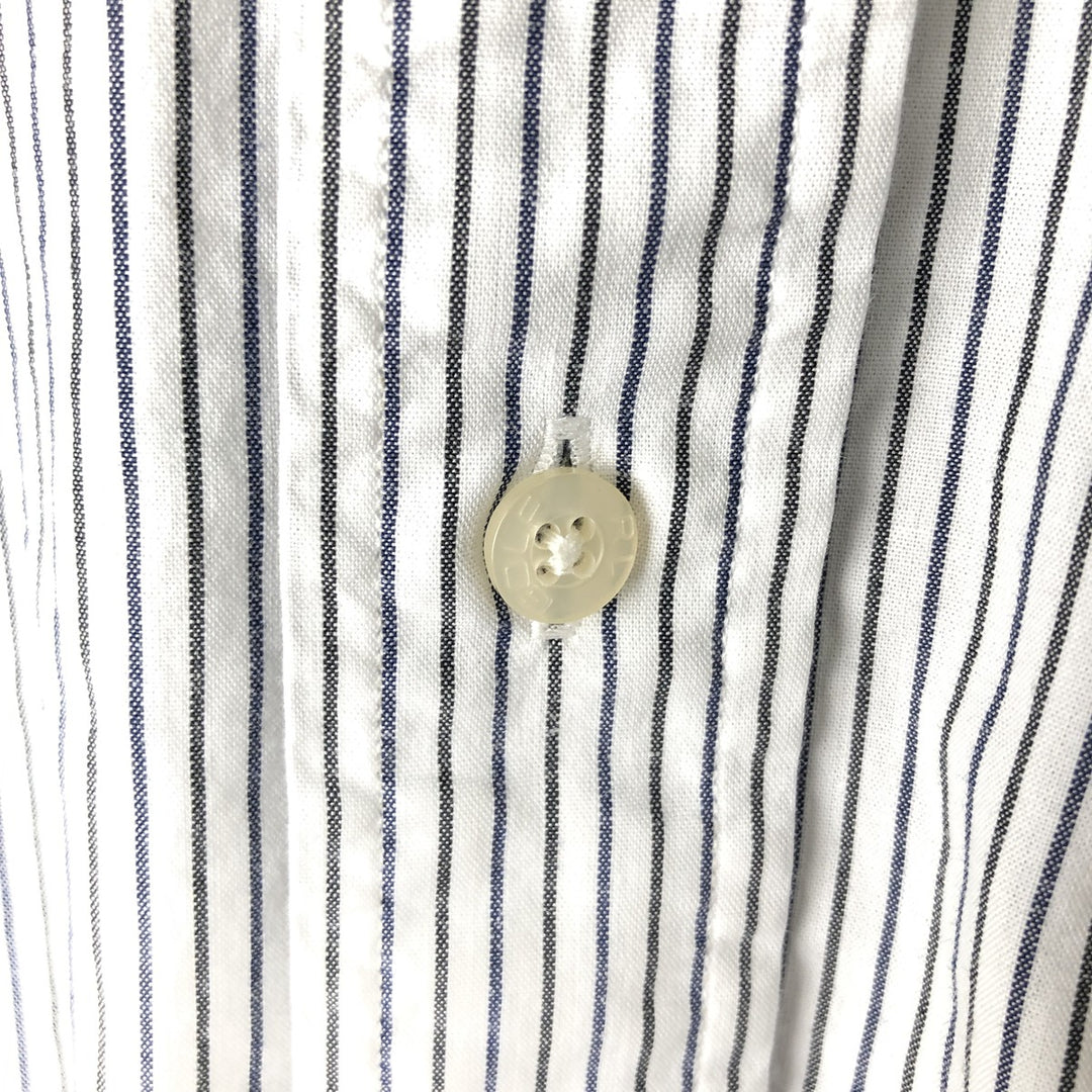 Ralph Lauren RALPH LAUREN GOLF TILDEN Short-Sleeve Button-Down Striped Shirt, Men's Size XL (approx.) cotton white type Vintage Second Hand