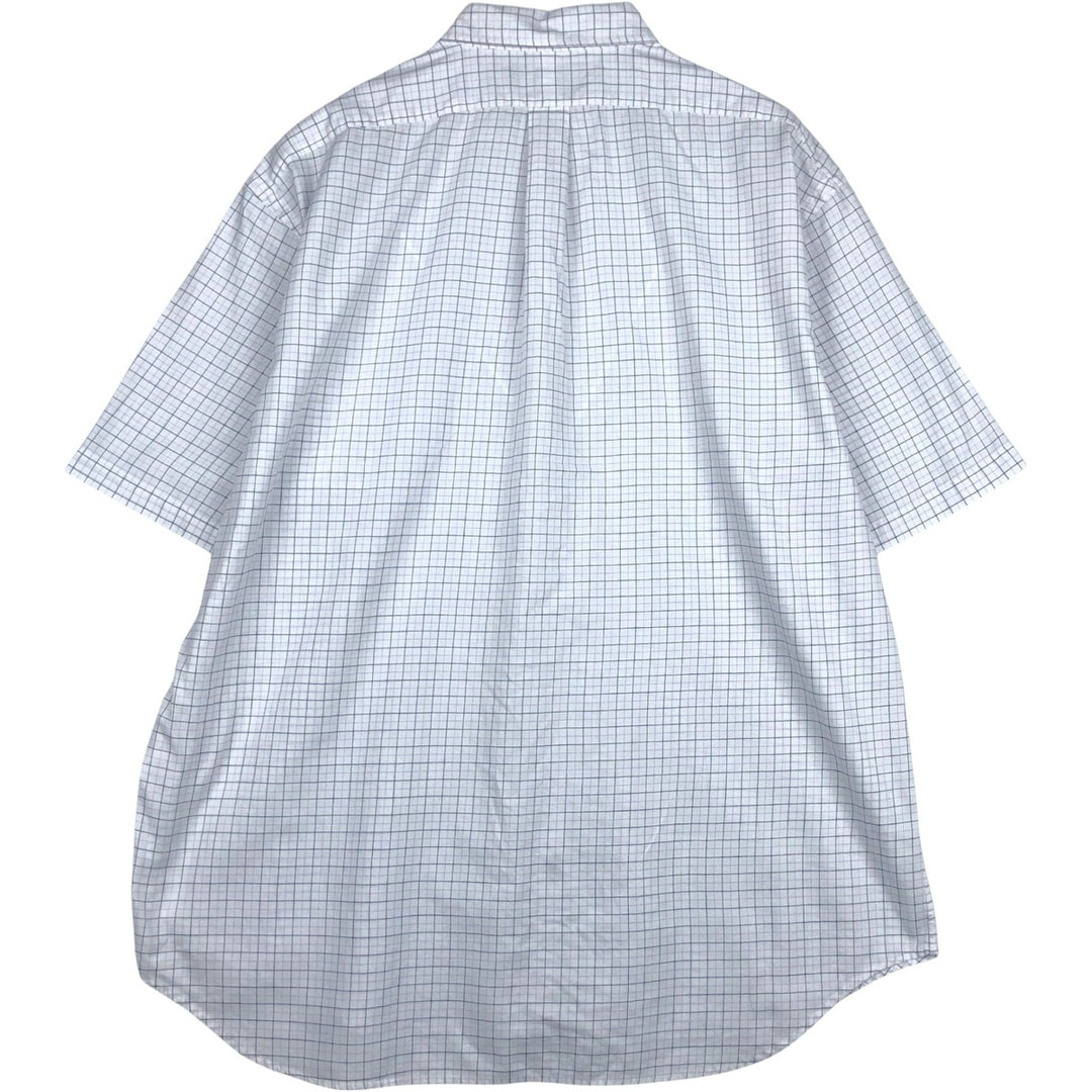 Ralph Lauren RALPH LAUREN GOLF TILDEN short sleeve button down check shirt men's XL equivalent cotton white type Vintage Second Hand