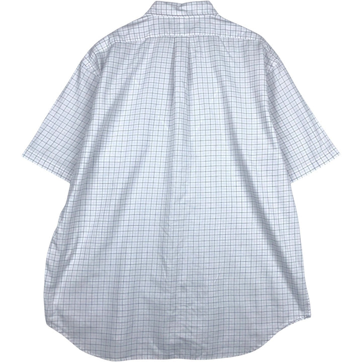 Ralph Lauren RALPH LAUREN GOLF TILDEN short sleeve button down check shirt men's XL equivalent cotton white type Vintage Second Hand