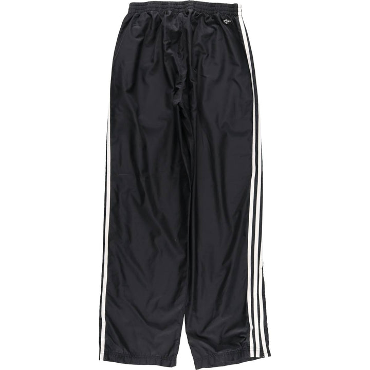 Adidas warm-up pants, nylon pants, rustling pants, men's size M polyester black type Vintage Second Hand