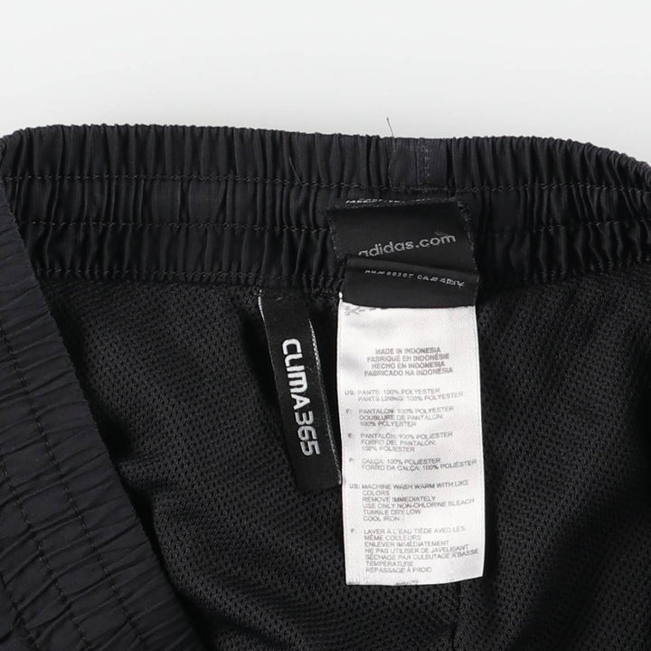 Adidas CLIMA365 Warm-up Pants, Nylon Pants, Windbreaker Pants, Men's Size L (approx.) polyester black type Vintage Second Hand