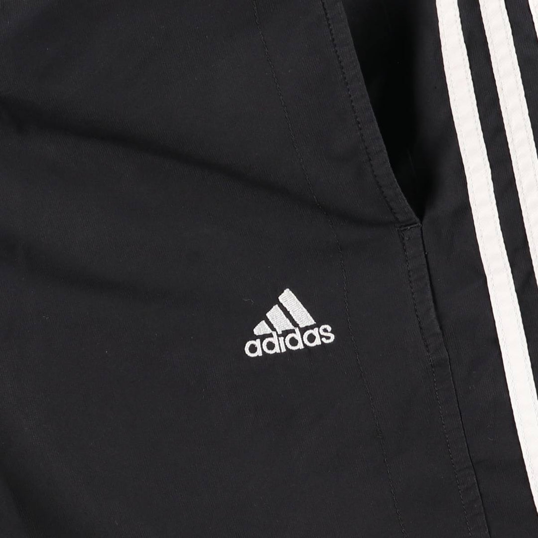 Adidas CLIMA365 Warm-up Pants, Nylon Pants, Windbreaker Pants, Men's Size L (approx.) polyester black type Vintage Second Hand