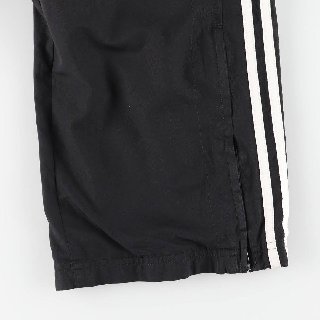 Adidas CLIMA365 Warm-up Pants, Nylon Pants, Windbreaker Pants, Men's Size L (approx.) polyester black type Vintage Second Hand