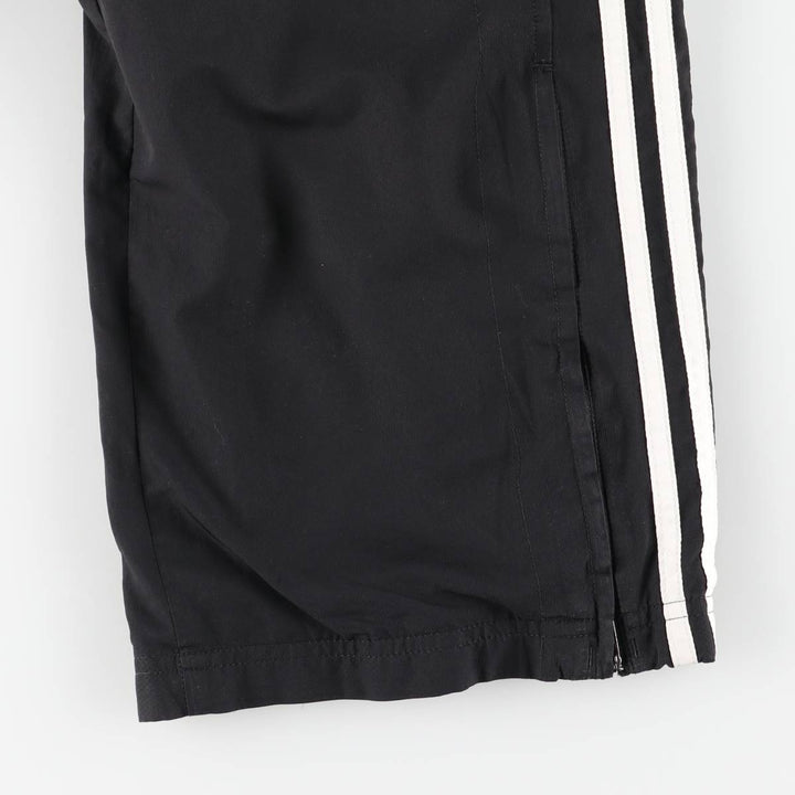 Adidas CLIMA365 Warm-up Pants, Nylon Pants, Windbreaker Pants, Men's Size L (approx.) polyester black type Vintage Second Hand