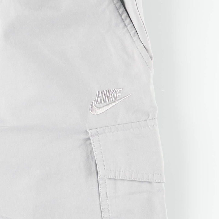 Nike cargo pants, men's size XL (approx.) cotton gray type Vintage Second Hand