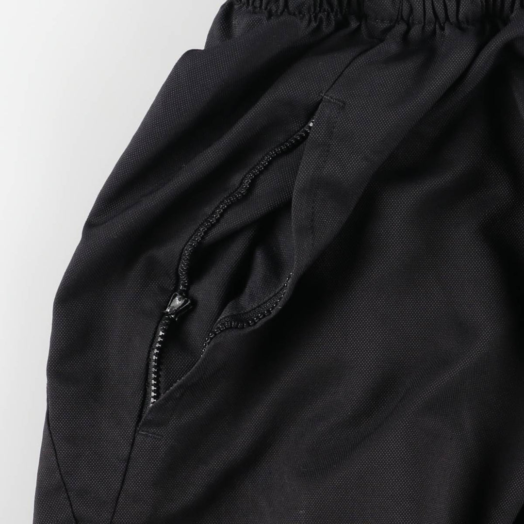 Adidas warm-up pants, nylon pants, crinkle pants, men's size L polyester black type Vintage Second Hand