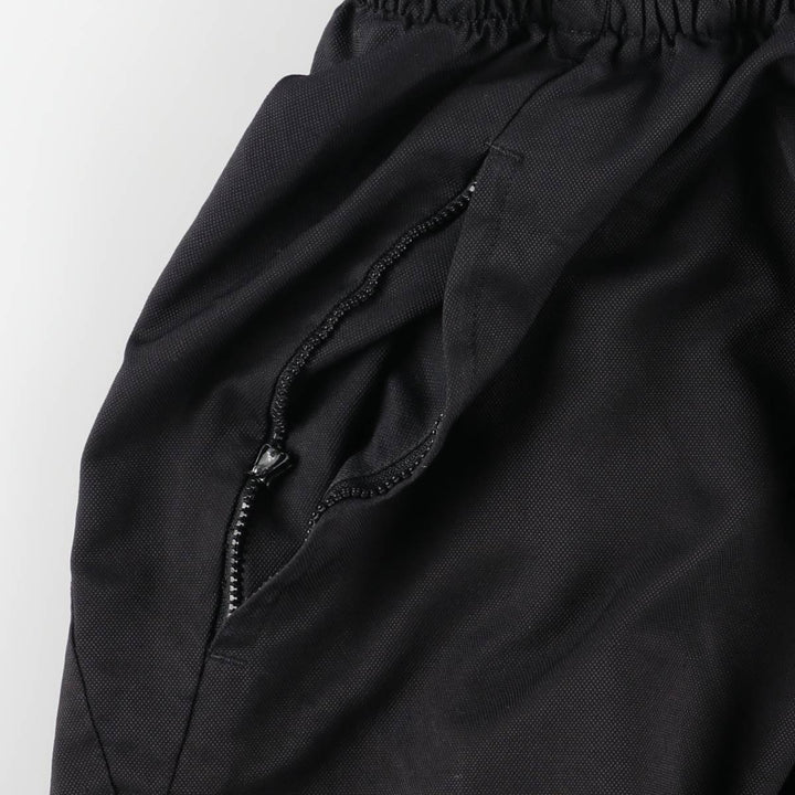 Adidas warm-up pants, nylon pants, crinkle pants, men's size L polyester black type Vintage Second Hand