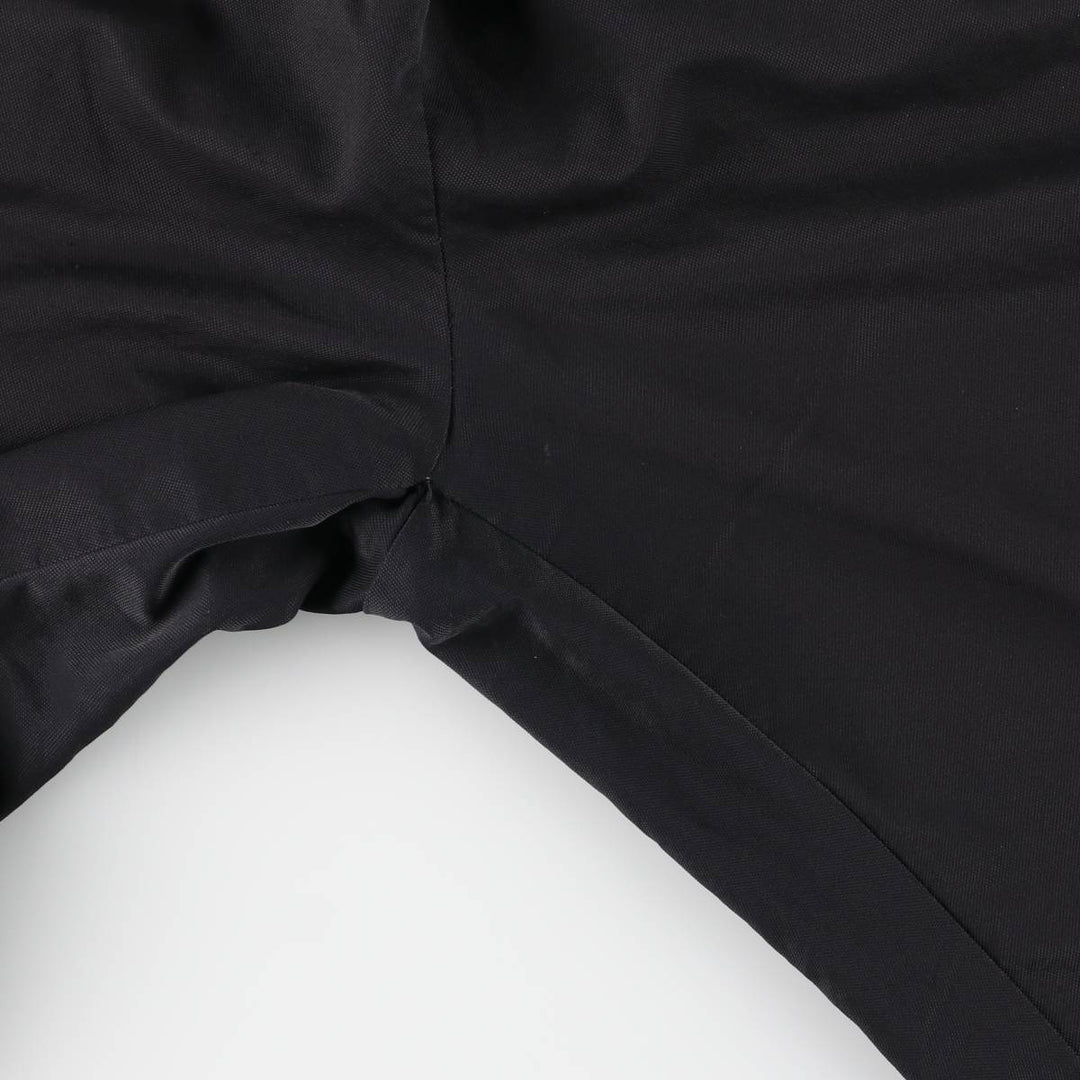 Adidas warm-up pants, nylon pants, crinkle pants, men's size L polyester black type Vintage Second Hand