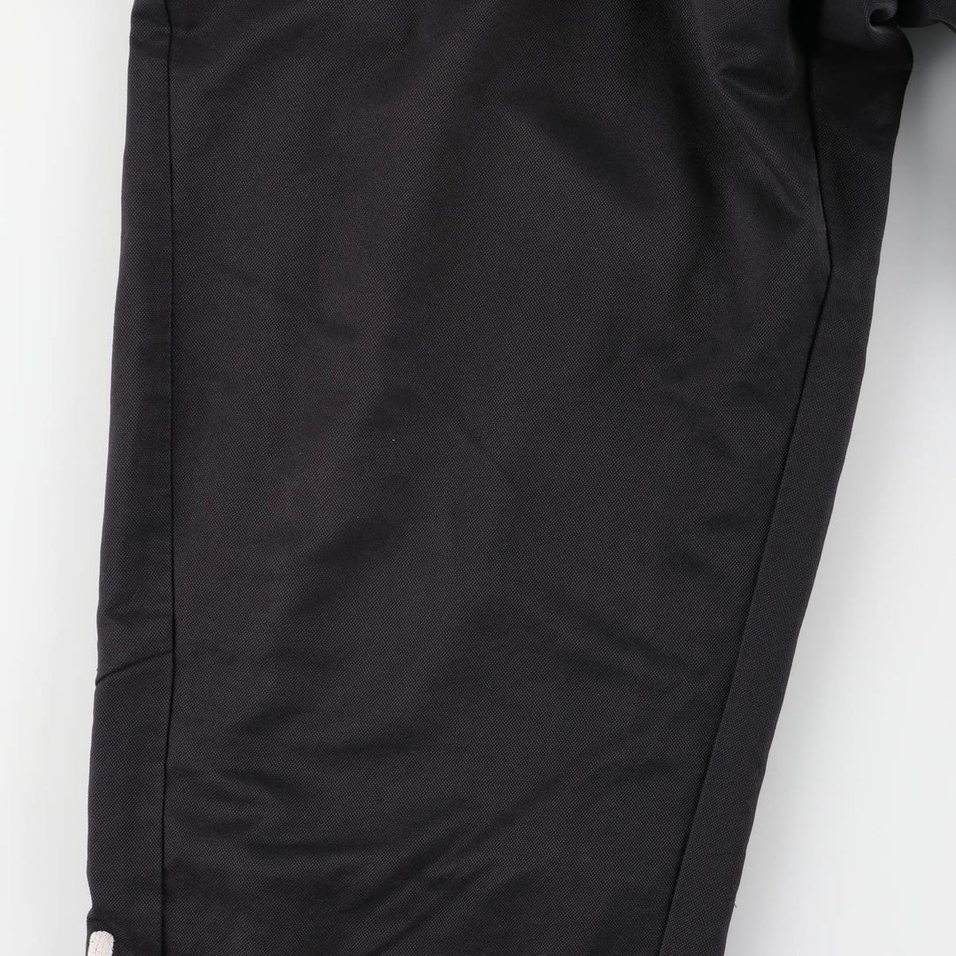 Adidas warm-up pants, nylon pants, crinkle pants, men's size L polyester black type Vintage Second Hand
