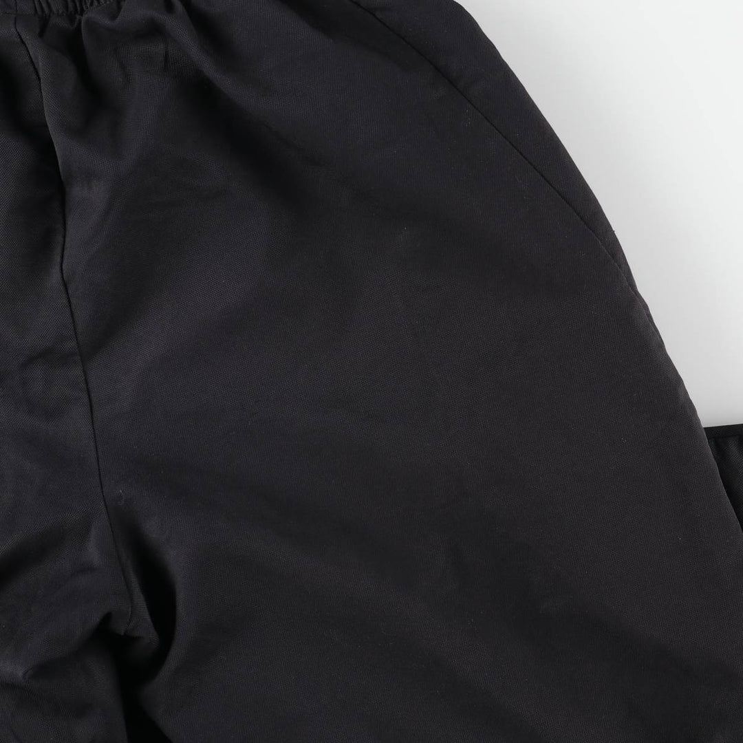 Adidas warm-up pants, nylon pants, crinkle pants, men's size L polyester black type Vintage Second Hand
