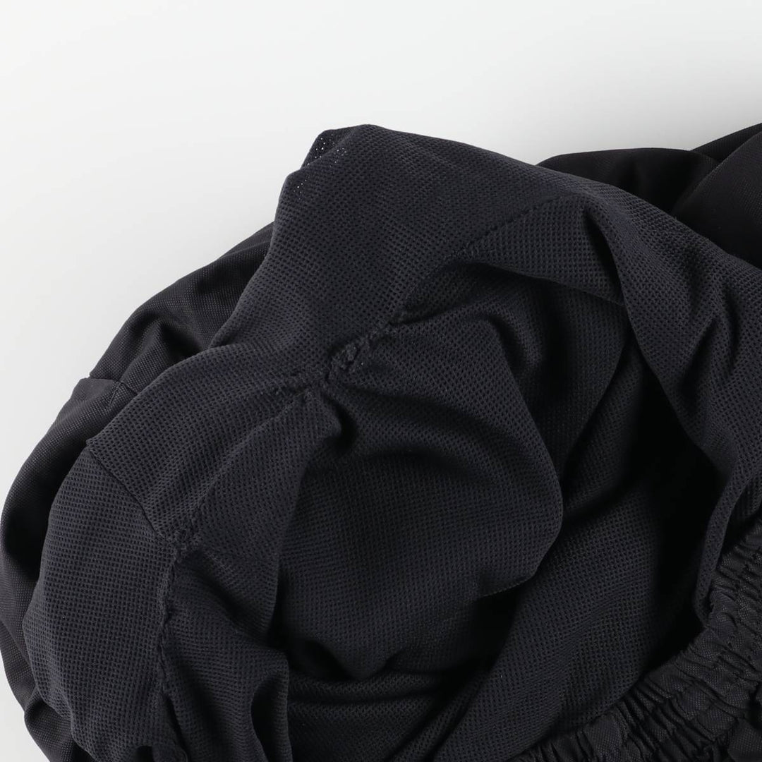 Adidas warm-up pants, nylon pants, crinkle pants, men's size L polyester black type Vintage Second Hand