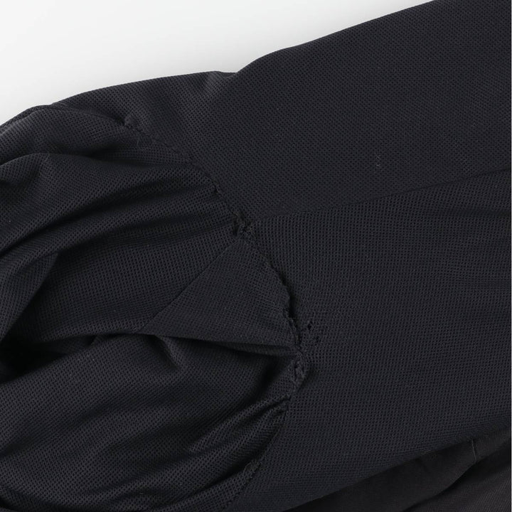 Adidas warm-up pants, nylon pants, crinkle pants, men's size L polyester black type Vintage Second Hand