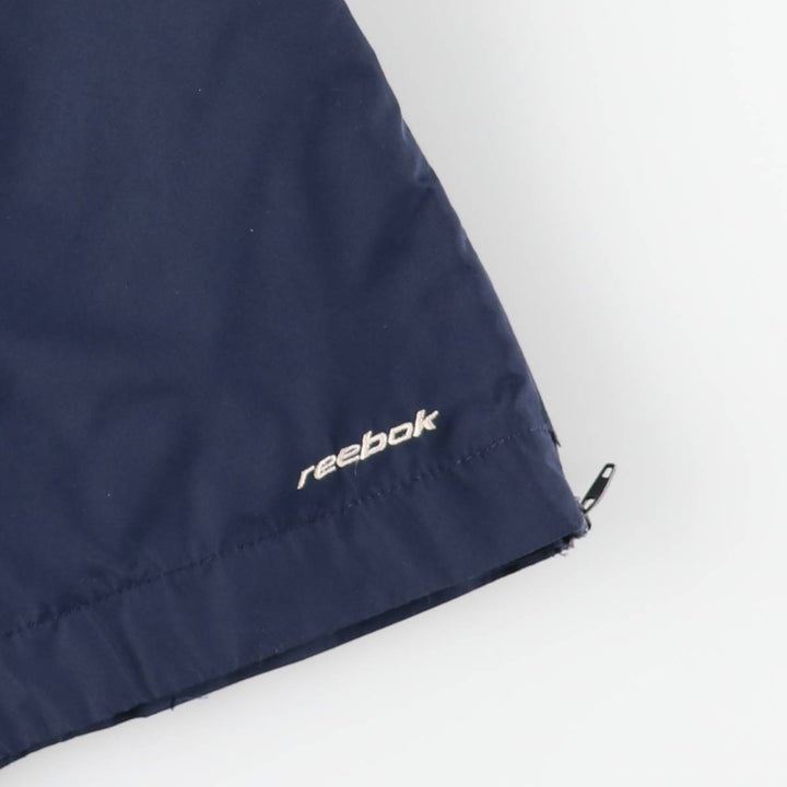 2000'S Reebok Warm-up Pants Nylon Pants Windbreaker Pants Men's Size L (approx.) polyester navy blue type Vintage Second Hand