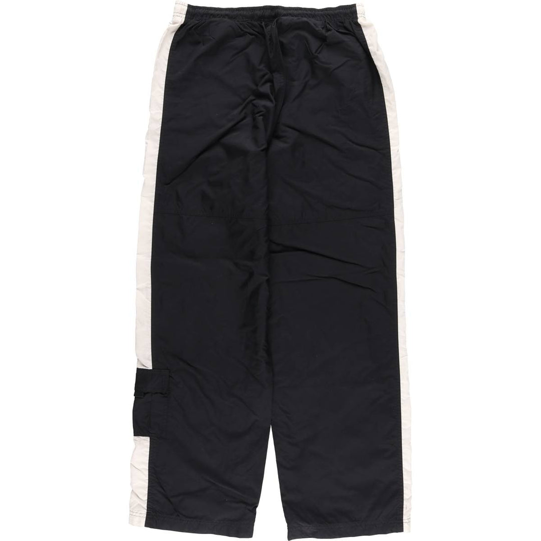 Nike warm-up pants, nylon pants, crinkle pants, men's size M polyester black type Vintage Second Hand