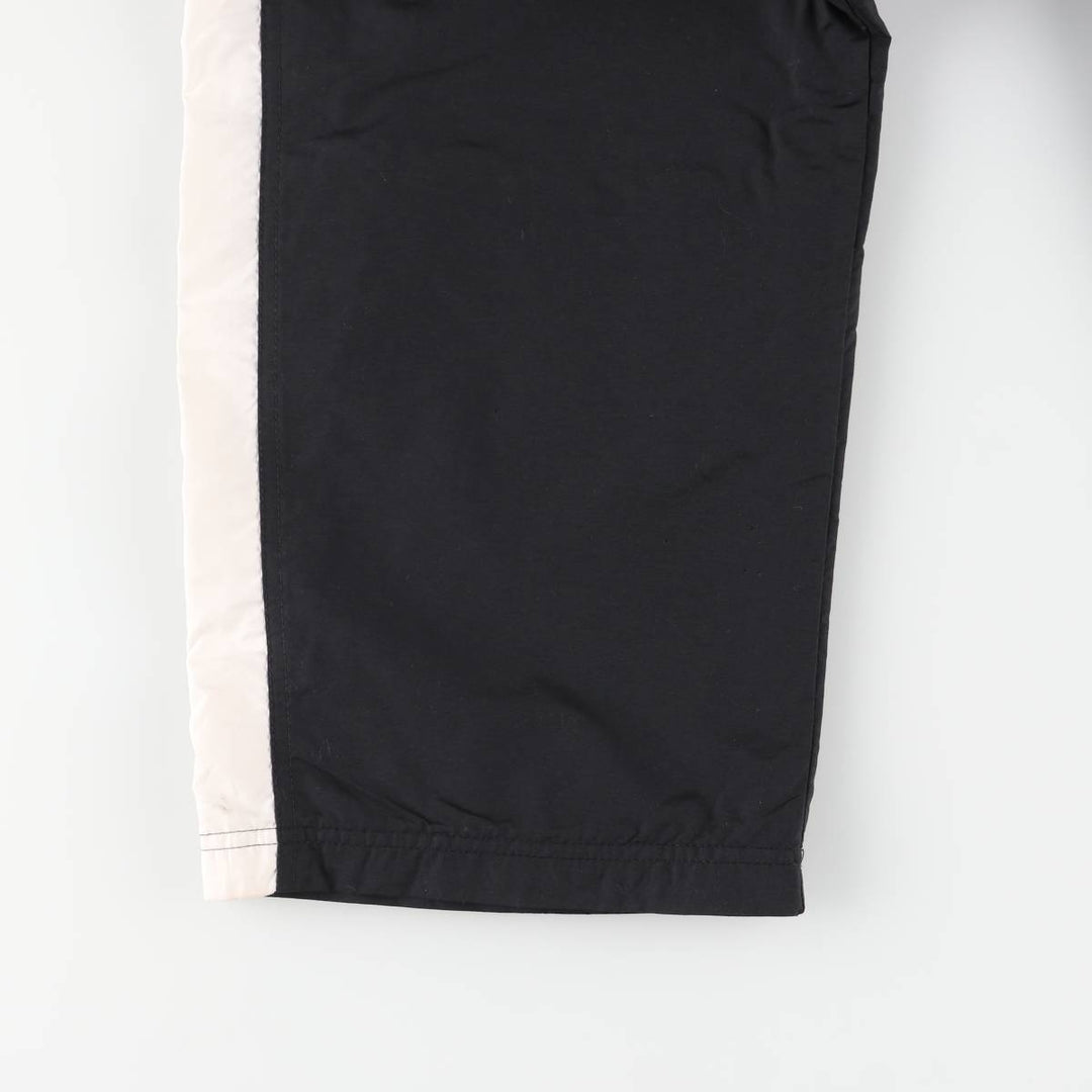 Nike warm-up pants, nylon pants, crinkle pants, men's size M polyester black type Vintage Second Hand