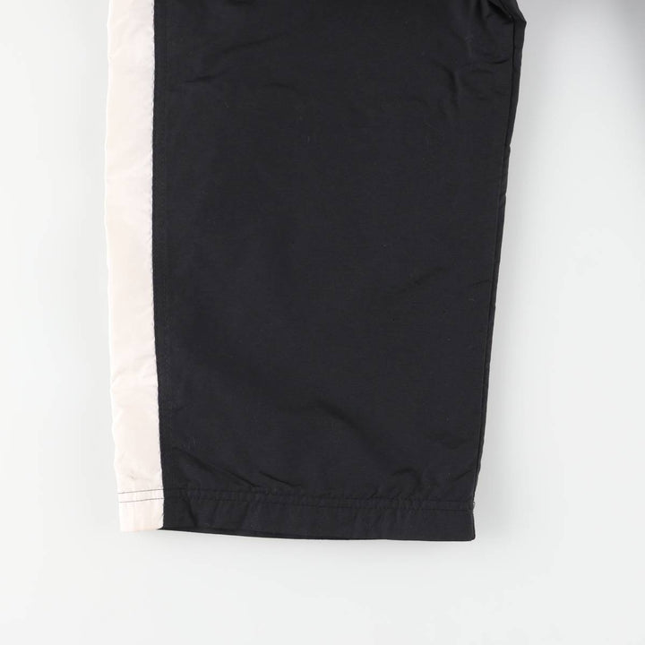 Nike warm-up pants, nylon pants, crinkle pants, men's size M polyester black type Vintage Second Hand