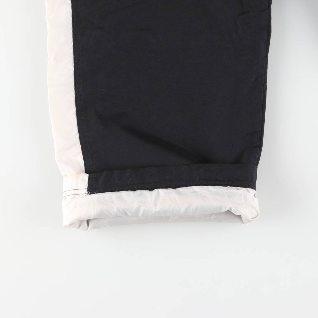 Nike warm-up pants, nylon pants, crinkle pants, men's size M polyester black type Vintage Second Hand