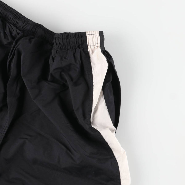 Nike warm-up pants, nylon pants, crinkle pants, men's size M polyester black type Vintage Second Hand