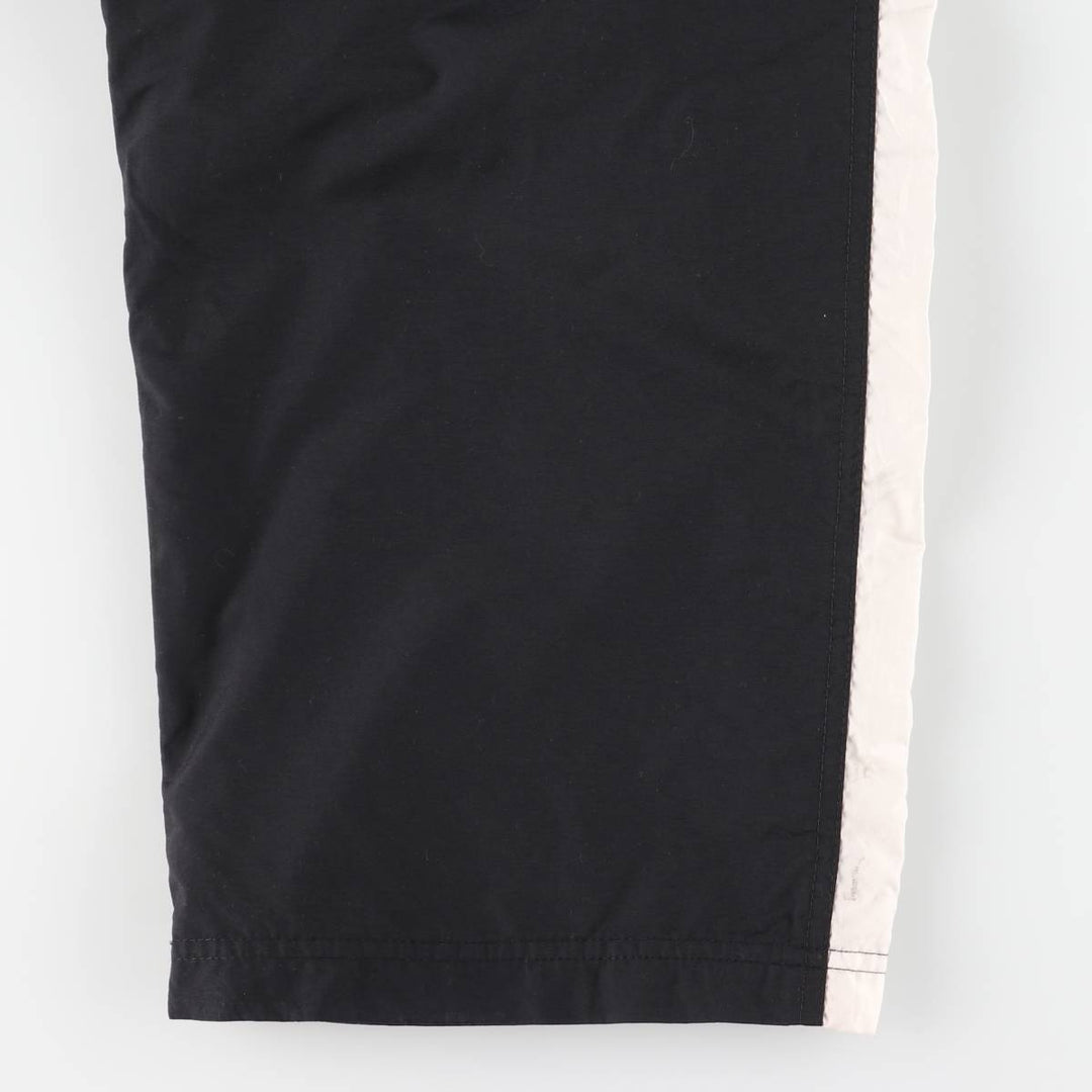 Nike warm-up pants, nylon pants, crinkle pants, men's size M polyester black type Vintage Second Hand