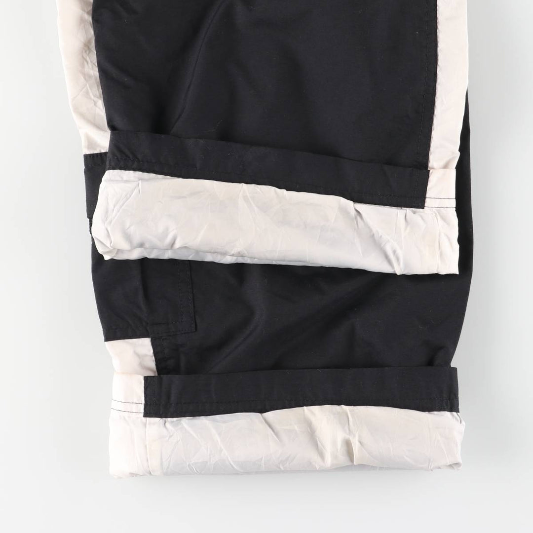 Nike warm-up pants, nylon pants, crinkle pants, men's size M polyester black type Vintage Second Hand
