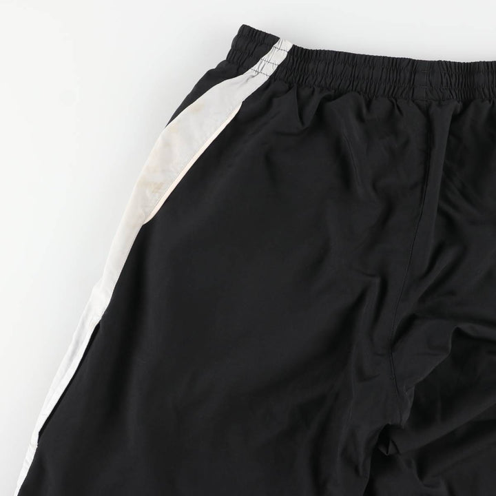Adidas warm-up pants, nylon pants, crinkle pants, men's size L polyester black type Vintage Second Hand
