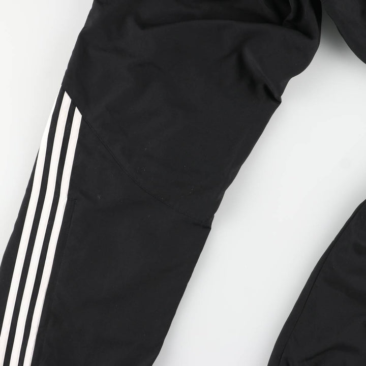Adidas warm-up pants, nylon pants, crinkle pants, men's size L polyester black type Vintage Second Hand
