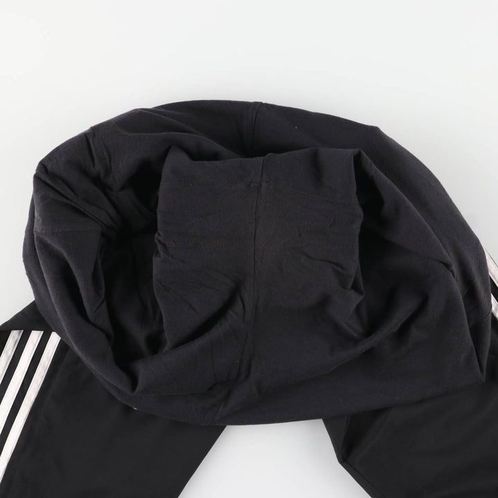 Adidas warm-up pants, nylon pants, crinkle pants, men's size L polyester black type Vintage Second Hand
