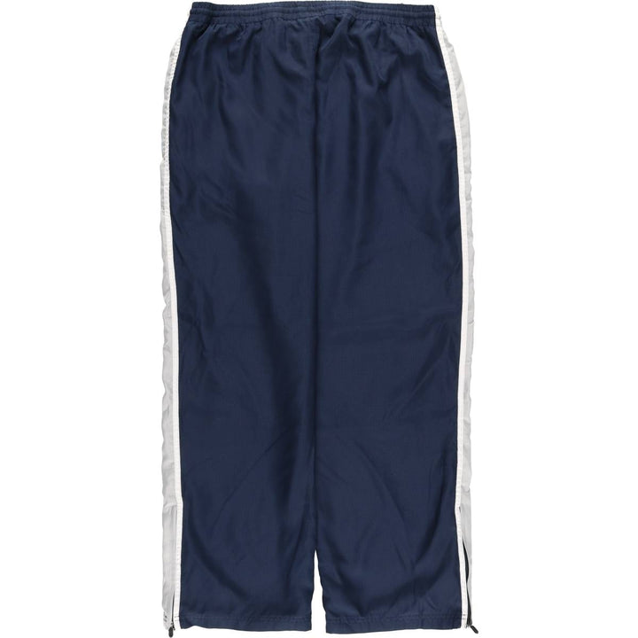 Starter Ripstop Warm-Up Nylon Pants (Men's Size L) polyester navy blue type Vintage Second Hand