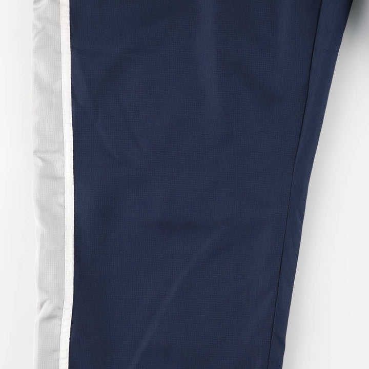 Starter Ripstop Warm-Up Nylon Pants (Men's Size L) polyester navy blue type Vintage Second Hand