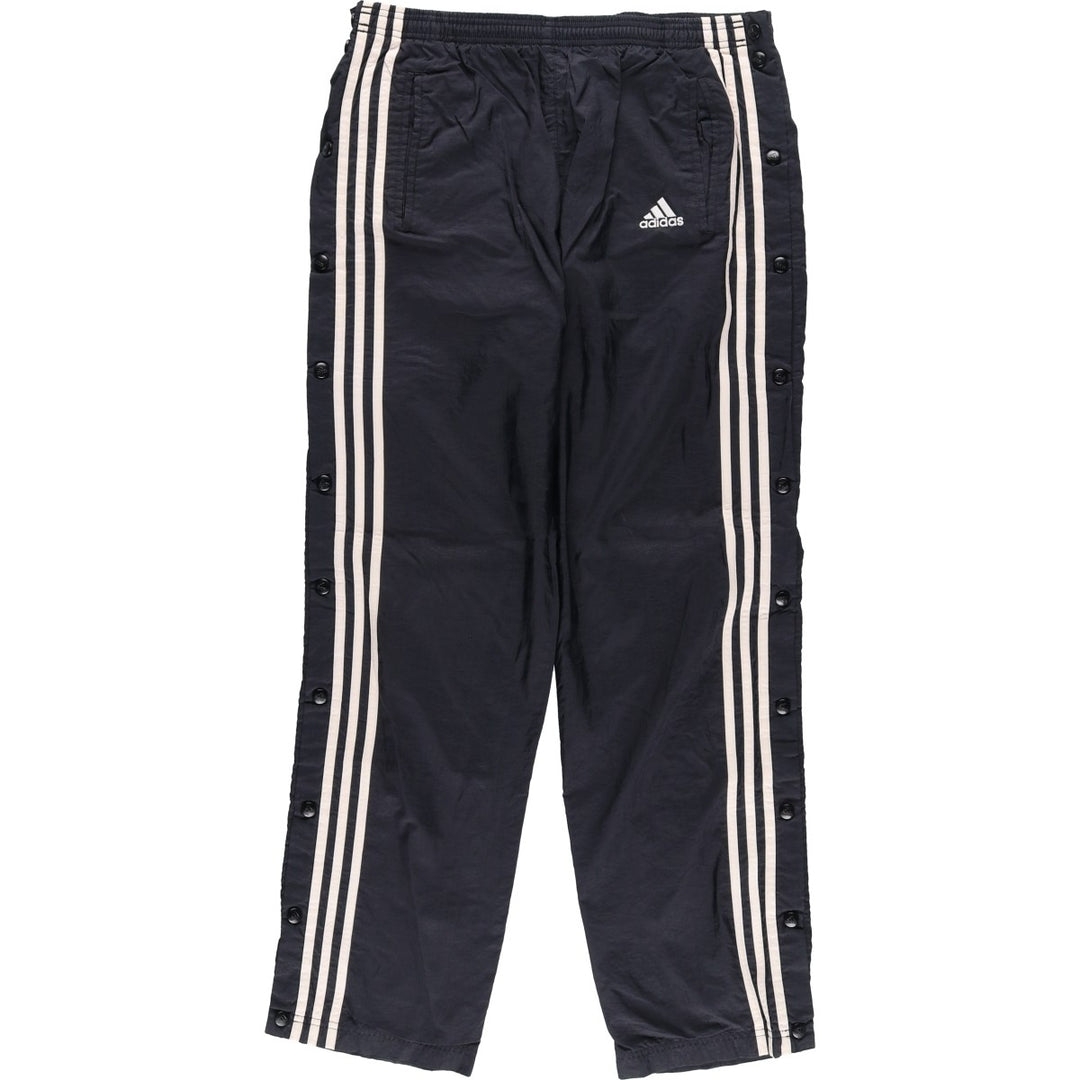 Vintage 90s-00'S Adidas nylon pants, crinkle pants, men's size M Nylon black type Vintage Second Hand