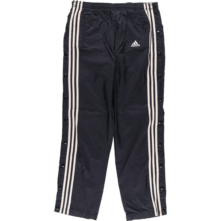 Vintage 90s-00'S Adidas nylon pants, crinkle pants, men's size M Nylon black type Vintage Second Hand