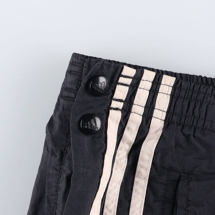 Vintage 90s-00'S Adidas nylon pants, crinkle pants, men's size M Nylon black type Vintage Second Hand