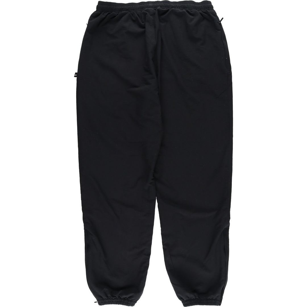 90s-00'S Adidas Warm-up Pants, Nylon Pants, Windbreaker Pants, Men's XL equivalent, Vintage polyester black type Vintage Second Hand