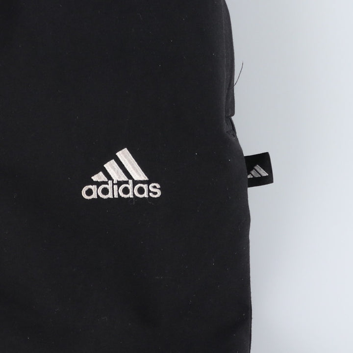 90s-00'S Adidas Warm-up Pants, Nylon Pants, Windbreaker Pants, Men's XL equivalent, Vintage polyester black type Vintage Second Hand