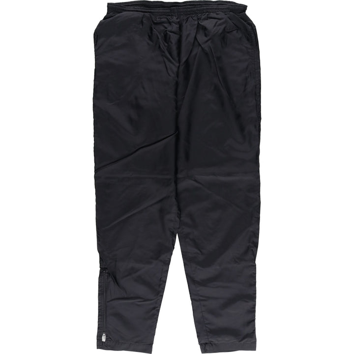 Nike NIKE Warm-up pants, nylon pants, rustling pants, men's size L polyester black type Vintage Second Hand