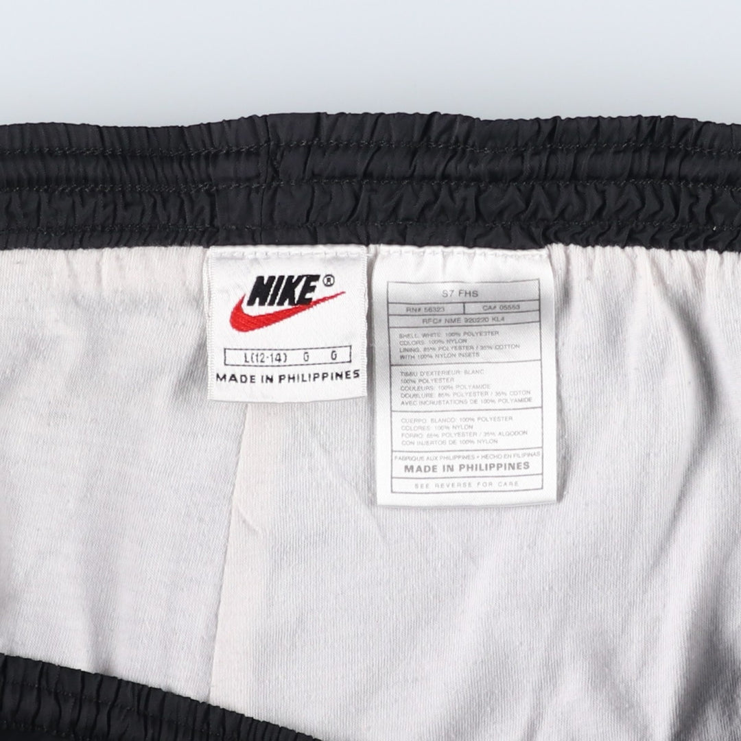 Nike NIKE Warm-up pants, nylon pants, rustling pants, men's size L polyester black type Vintage Second Hand