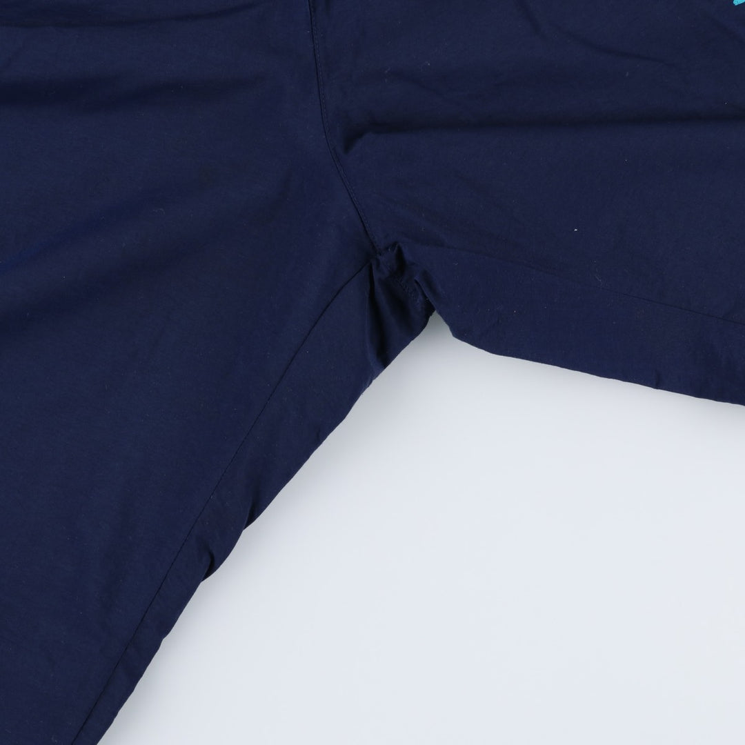 80s-90'S Adidas nylon pants, windbreaker style, men's size XL equivalent, vintage. Nylon navy blue type Vintage Second Hand