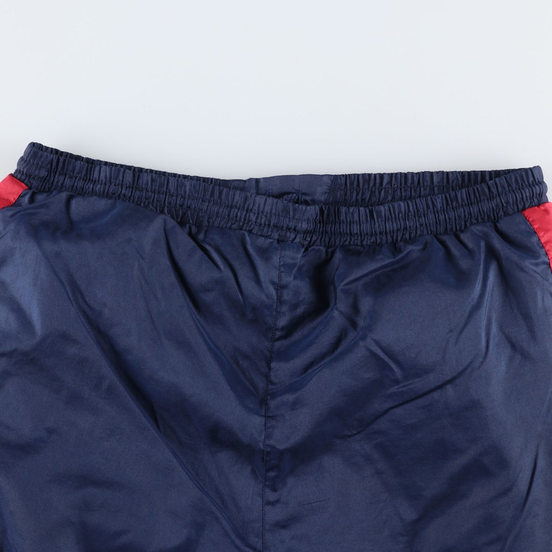 Adidas nylon pants, windbreaker style, men's size W38 (approx.) unclear navy blue type Vintage Second Hand